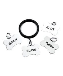 Recruit Aluminum Cock Ring with 4 Dog Tags