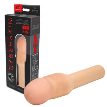 CyberSkin 4 inch Xtra Thick Transformer Penis Extension Light