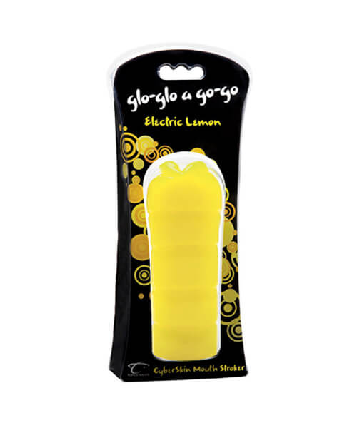 Glo-Glo a Go-Go Electric Lemon CyberSkin® Mouth Stroker