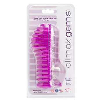 Climax® Gems™ Amethyst Hand Job Stroker