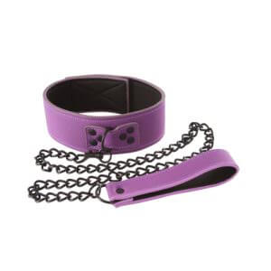 Lust Bondage Collar Purple