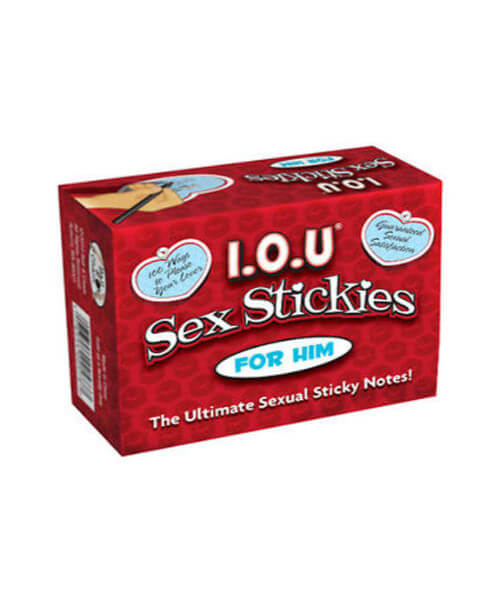 IOU Sex Stickies For Him