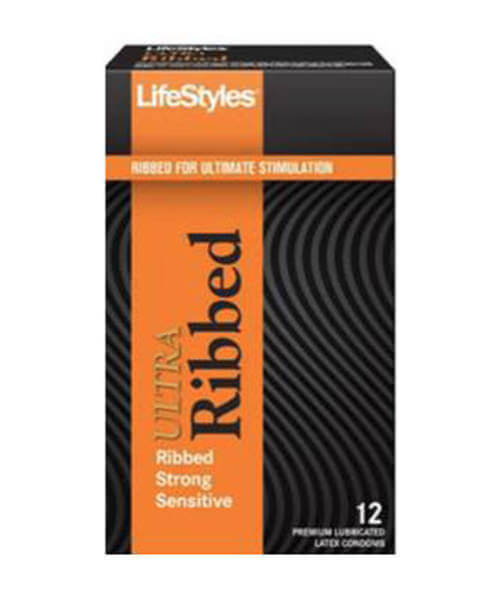 LifeStyles Ultra Ribbed 12 pk