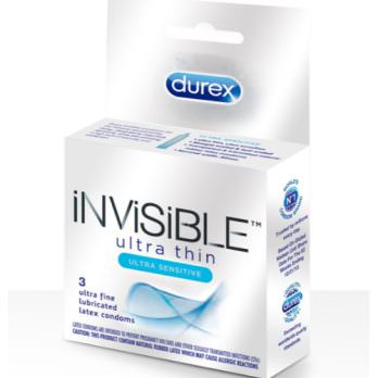 Durex Invisible 3 pk