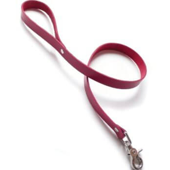 KinkLab Pink Bound Leather Leash