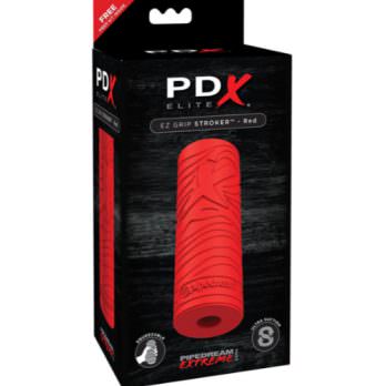 PDX ELITE EZ Grip Stroker Red