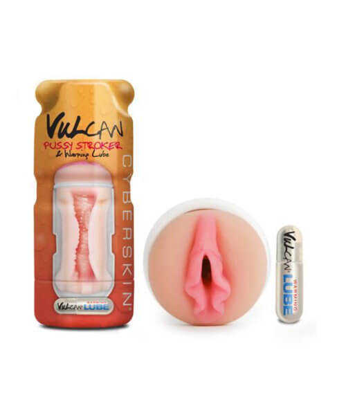 Cyberskin Vulcan Pussy Stroker w/ Warming Lube