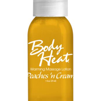 BODY HEAT 1 OZ. PEACHES N CREAM