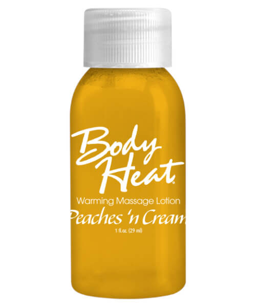 BODY HEAT 1 OZ. PEACHES N CREAM