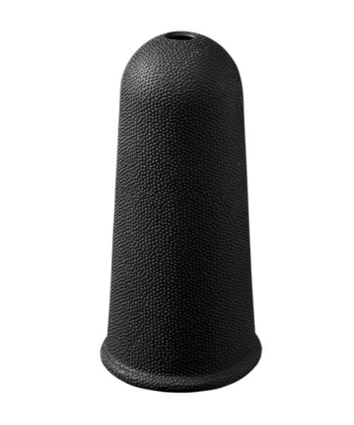 OptiMale Stroke N Go Premium Silicone Stroker and .24 oz. Lube Black