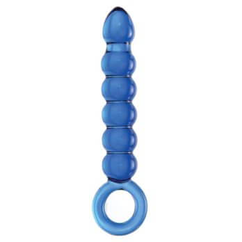 COBALT GLASS DILDO