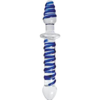 TWISTED LOVE GLASS DILDO