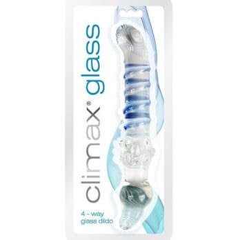 Climax Glass 4-Way Glass Dildo