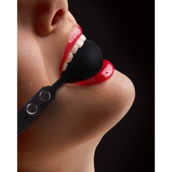 Silicone Ball Gag - Black