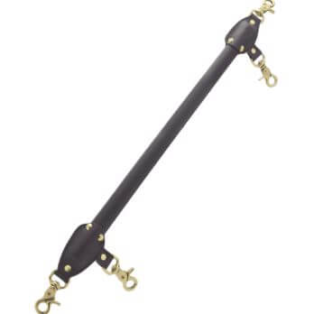 Coco de Mer Leather Spreader Bar Brown