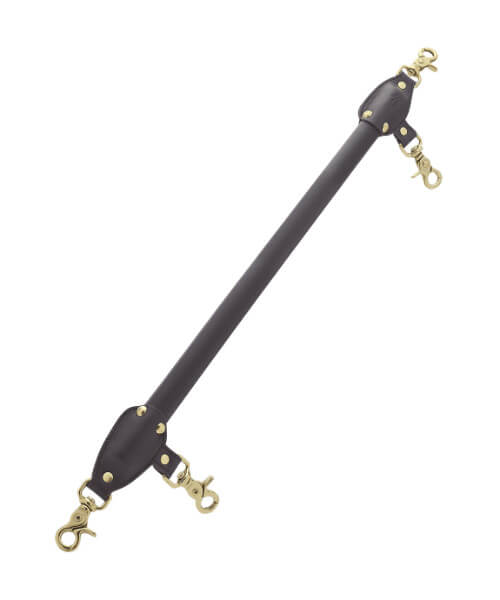 Coco de Mer Leather Spreader Bar Brown