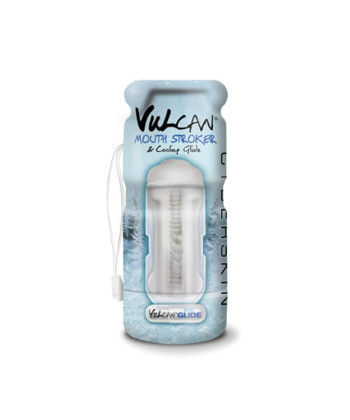 CyberSkin Vulcan Mouth Stroker w/Cooling Glide Frost