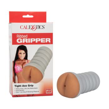 Ribbed Gripper Tight Ass Brown