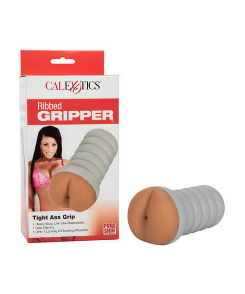 Ribbed Gripper Tight Ass Brown