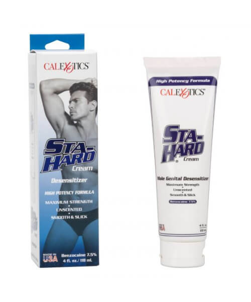 Sta-Hard Cream Desensitizer 4 fl. Oz. BENZOCAINE!