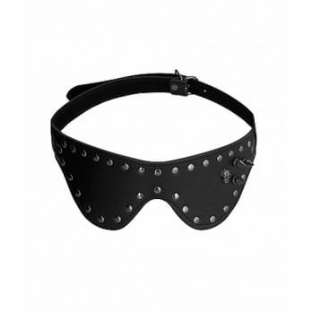 Ouch! Skulls and Bones - Eye Mask with Skulls & Spikes - black