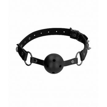 Ouch! Skulls and Bones - Breatheable Ball Gag - Black