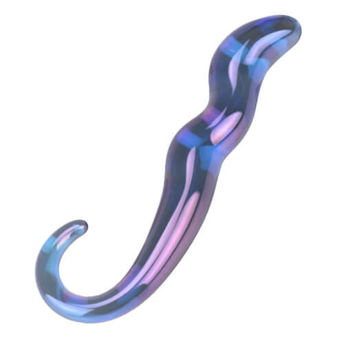 Lucent Dragon Tail Glass Massager - 7 Inch - Lucent by Share Satisfaction