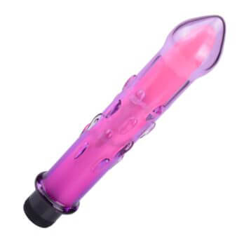 Lucent Vibra Glass Vibrator - 7 Inch - Lucent by Share Satisfaction