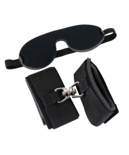 Bad Kitty Blindfold Handcuffs