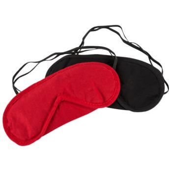 Blindfold Set pack of 2 red bl