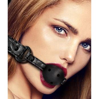 Breathable Luxury Ball Gag - Black