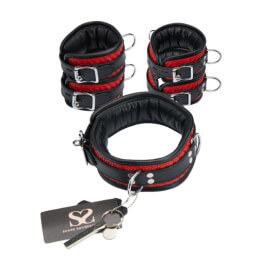 Leather Mesh Wrist Cuff with soft backing & stain steel Hardware (Mesh Available  in Blk & Red)