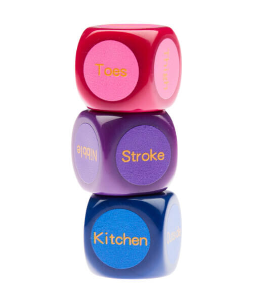 Share Satisfaction Sexy Dice - Set Of 3 - Play By Share Satisfaction