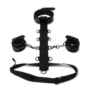 DIAMOND 3PC ADJUSTABLE RESTRAINT SET - BLACK