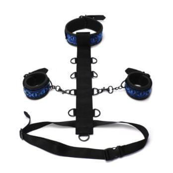 DIAMOND 3PC ADJUSTABLE RESTRAINT SET - BLACK