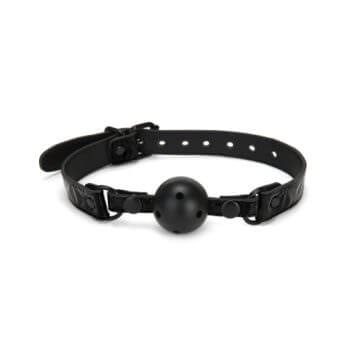 DIAMOND BALL GAG - BLACK