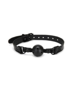 DIAMOND BALL GAG - BLACK