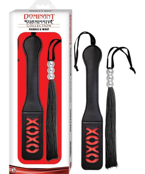 DOMINANT SUBMISSIVE COLLECTION PADDLE & WHIP