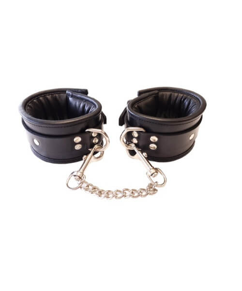 Leather Padded Ankle Cuffs