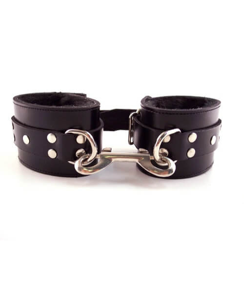 Leather Faux Fur Ankle Cuffs