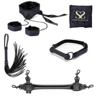 Bound Luxury Collar And Leash Bondage Set - Bound by Share Satisfaction