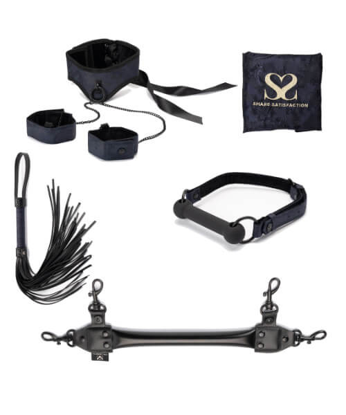 Bound Luxury Collar And Leash Bondage Set - Bound by Share Satisfaction