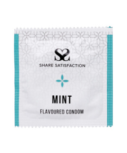 Share Satisfaction Mint Flavoured Condom - Single