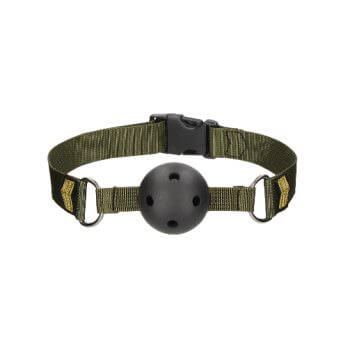 Breathable Ball Gag - Army Theme - Green