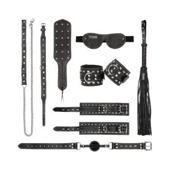 Ouch! Pain7Pcs - Leather Studded Bondage Kit