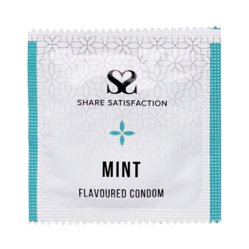 Share Satisfaction Mint Flavoured Condoms 100 Bulk Pack - Share Satisfaction Condoms