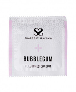 Share Satisfaction Bubblegum Flavoured Condoms 100 bulk Pack - Share Satisfaction Condoms