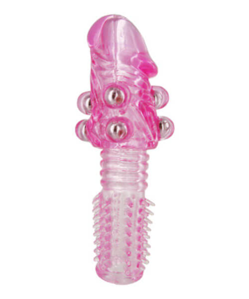 Beaded Penis and Vibe Sleeve