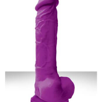 Colours Pleasure 8in. Dildo Purple