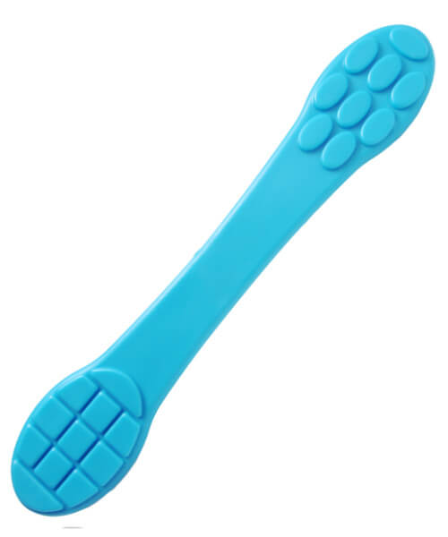 Textured Blue Silicone CBT Ball Slapper